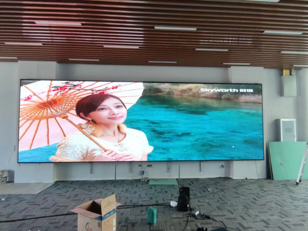 大邑P1.53led小间距屏安装案例